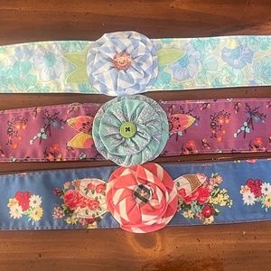 Matilda Jane One Size OS tie headband set of 3 girls women’s